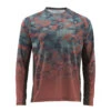 Simms Challenger Solar Tech Jersey -Fishing Store 12896 616 challenger solar tech jersey hex flo camo rusty red s20 hires