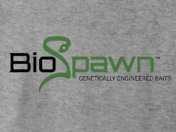 BioSpawn T-Shirt -Fishing Store biospawn grey logo webv1