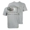 DUX Mallard Curl T-Shirt -Fishing Store dux mallardcurl tshirt heathergrey 50 01 dux 10002hg