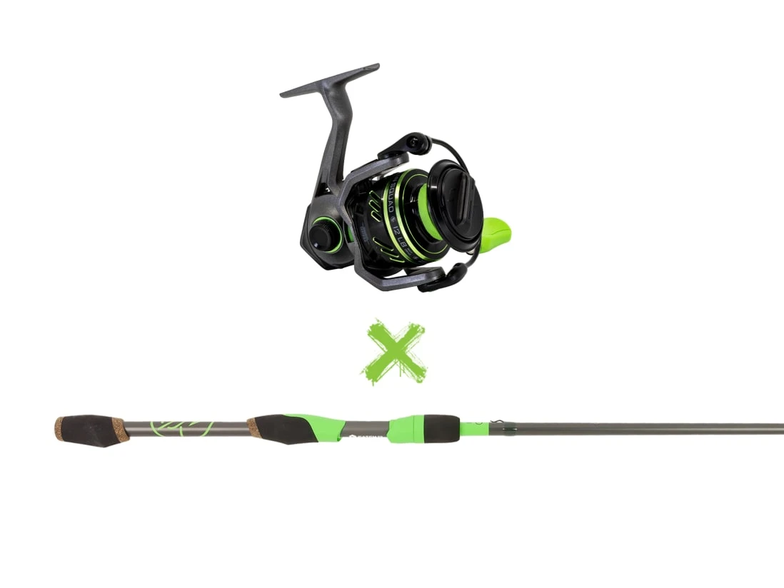 Googan Squad Green Series Go-To Rod & Spinning Reel Bundle 3 Googan Squad Green Series Go-To Rod & Spinning Reel Bundle