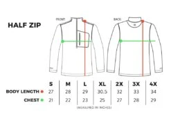 Googan Squad Half-Zip -Fishing Store googan performance half zip sc 1