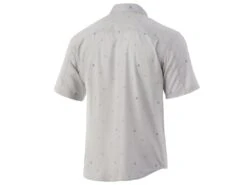 HUK Fly Hooks Teaser Short Sleeve Shirt -Fishing Store huk oyster flyhookteaser back 51 01 huk 10003y