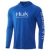 HUK Vented Pursuit Hoodie 1 HUK Vented Pursuit Hoodie -Fishing Store huk ventedpursuithoodie hukblue front 51 99 huk 10004