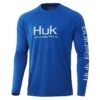 HUK Vented Pursuit Long Sleeve Shirt -Fishing Store huk ventedpursuitls hukblue front 51 10 huk 10004