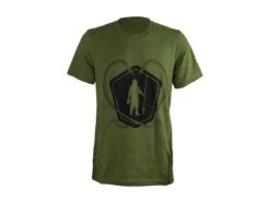 MTB Hook Logo T-shirt 9 MTB Hook Logo T-shirt -Fishing Store mtb olive hooklogo front 50 01mtb 10012
