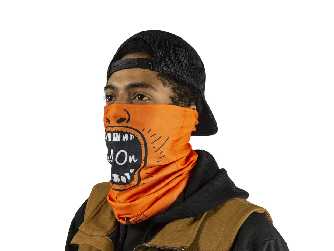 Fish On Necko - Orange/Black 4 Fish On Necko - Orange/Black - Image 2