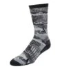 Simms Merino Midweight Hiker Sock -Fishing Store simms merinomidweighthikersock hexflocamocarbon front 51 99 sim 10001h 3
