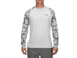 Simms Longsleeve Solarflex Prints Crewneck -Fishing Store simms solarflex prints crewneck 51 10 sim 10002